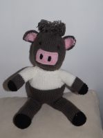 Vache au tricot